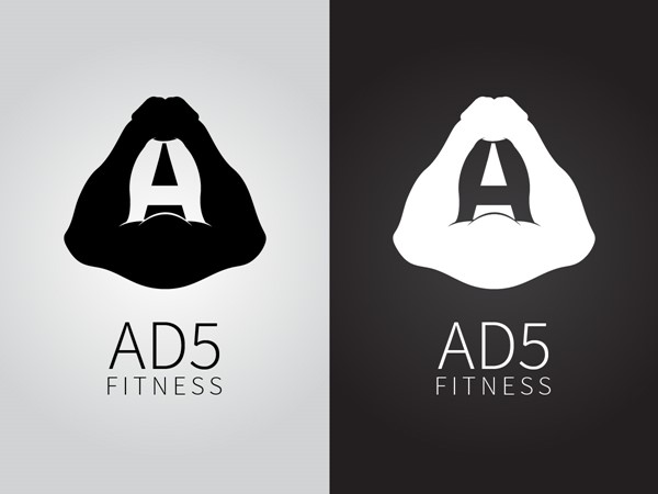 AD5 Fitness logo variants